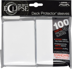 Ultra Pro - Sleeves: PRO-Matte Eclipse Standard Deck Protector Sleeves White 100ct